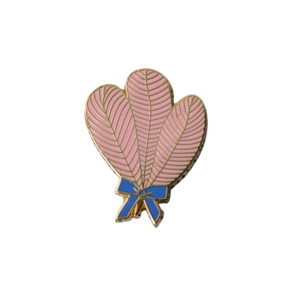 Go Stitch Needle Minder Pink Ostrich Feather