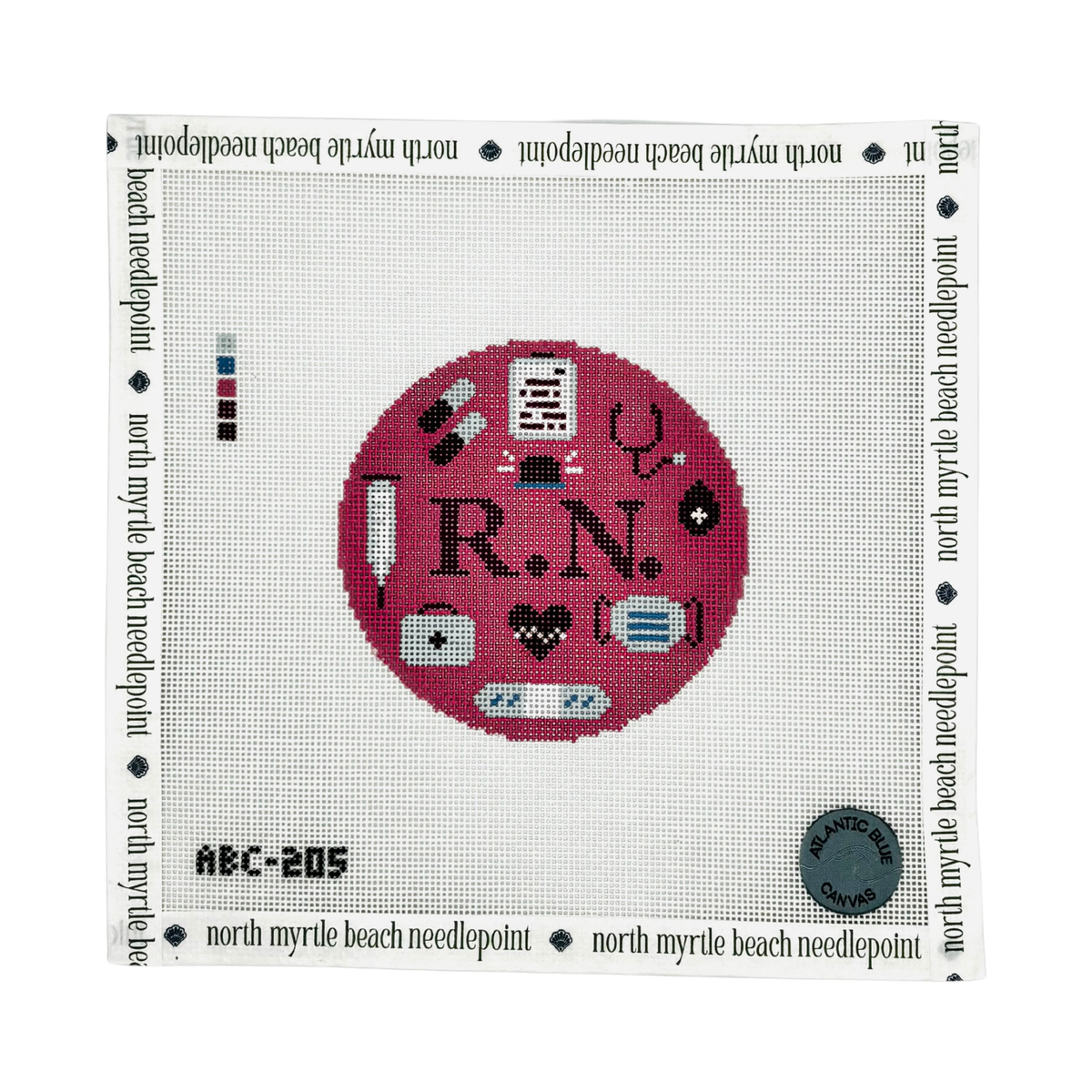 RN Round - Atlantic Blue Canvas