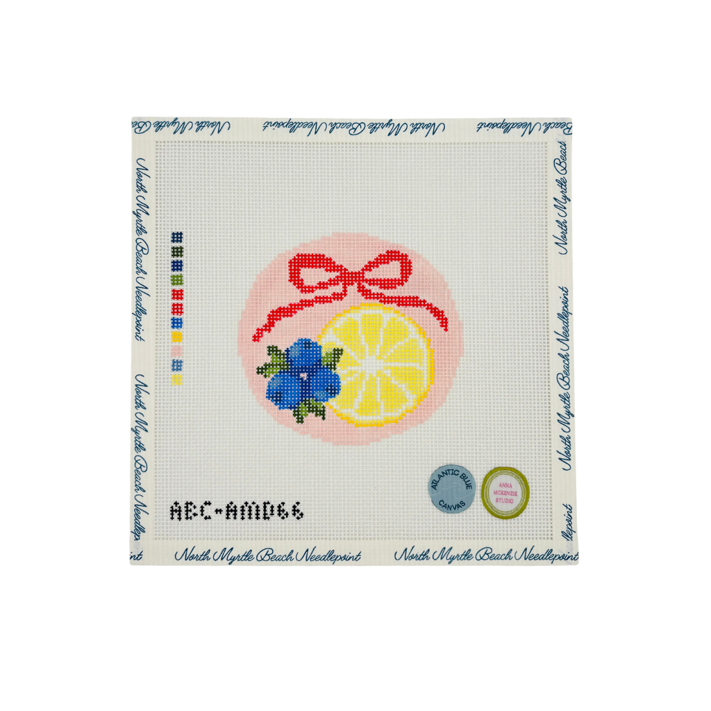 Lemon and Blueberry Bow Round