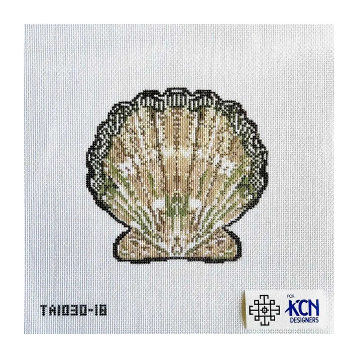 Brown Scallop Ornament - KCN