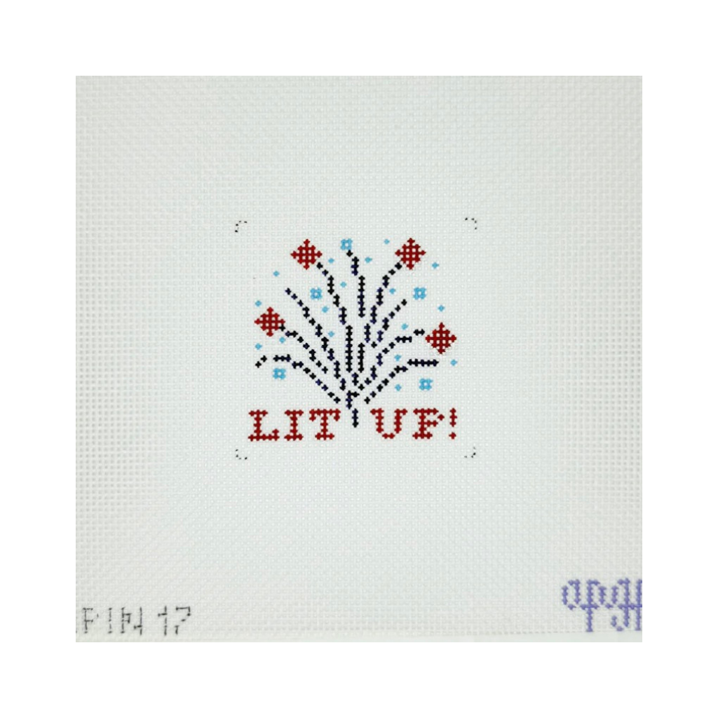 Lit Up - A Poor Girl Paints
