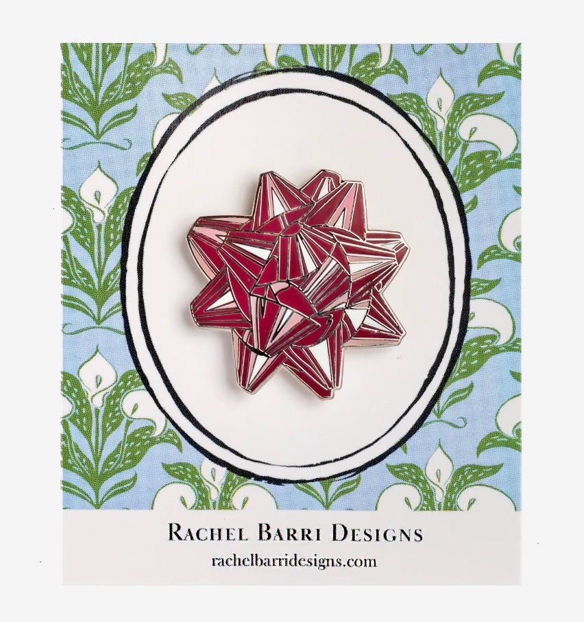 Holiday Bow Needle Minder - Rachel Barri