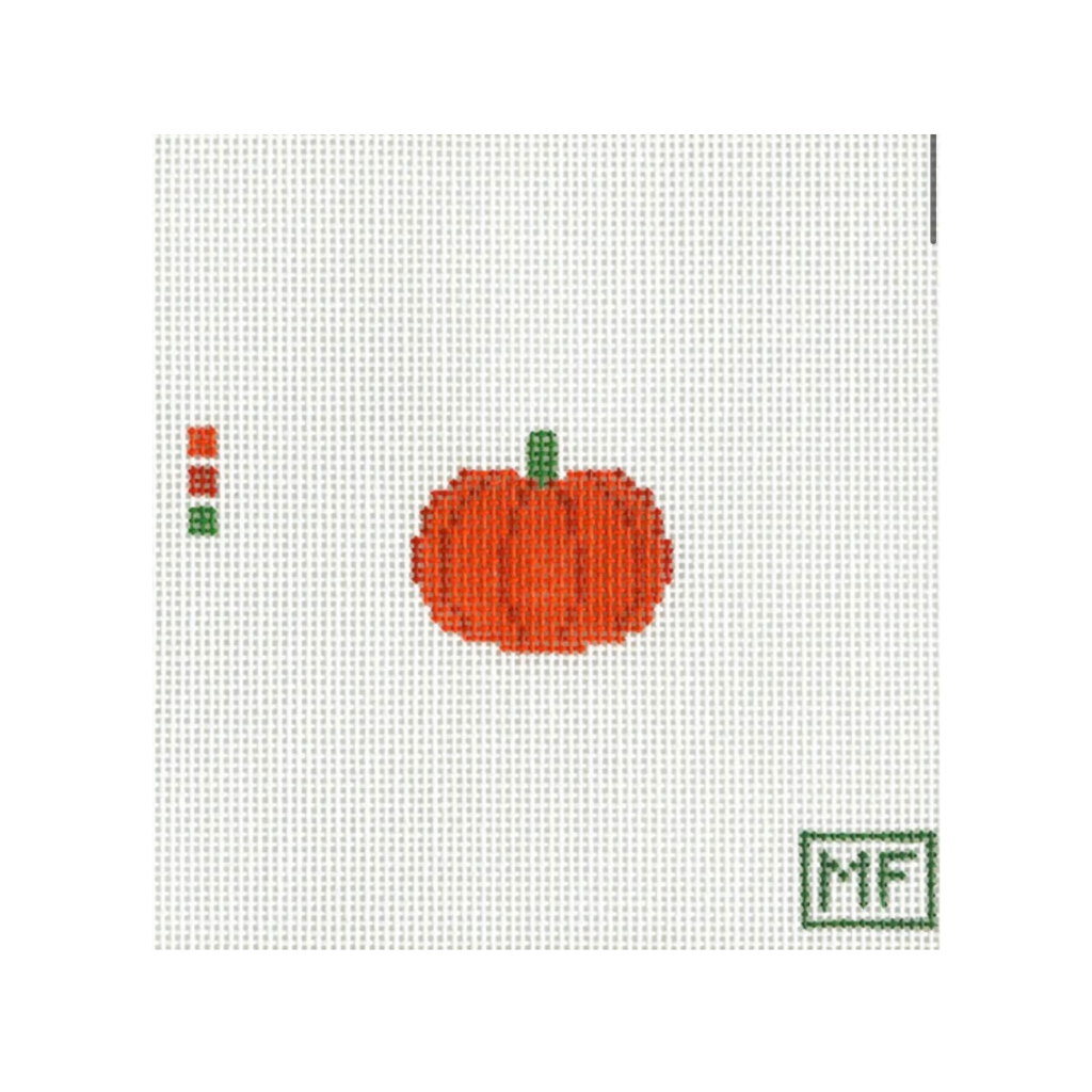 Pumpkin Mini - Meg Francez Needlepoint