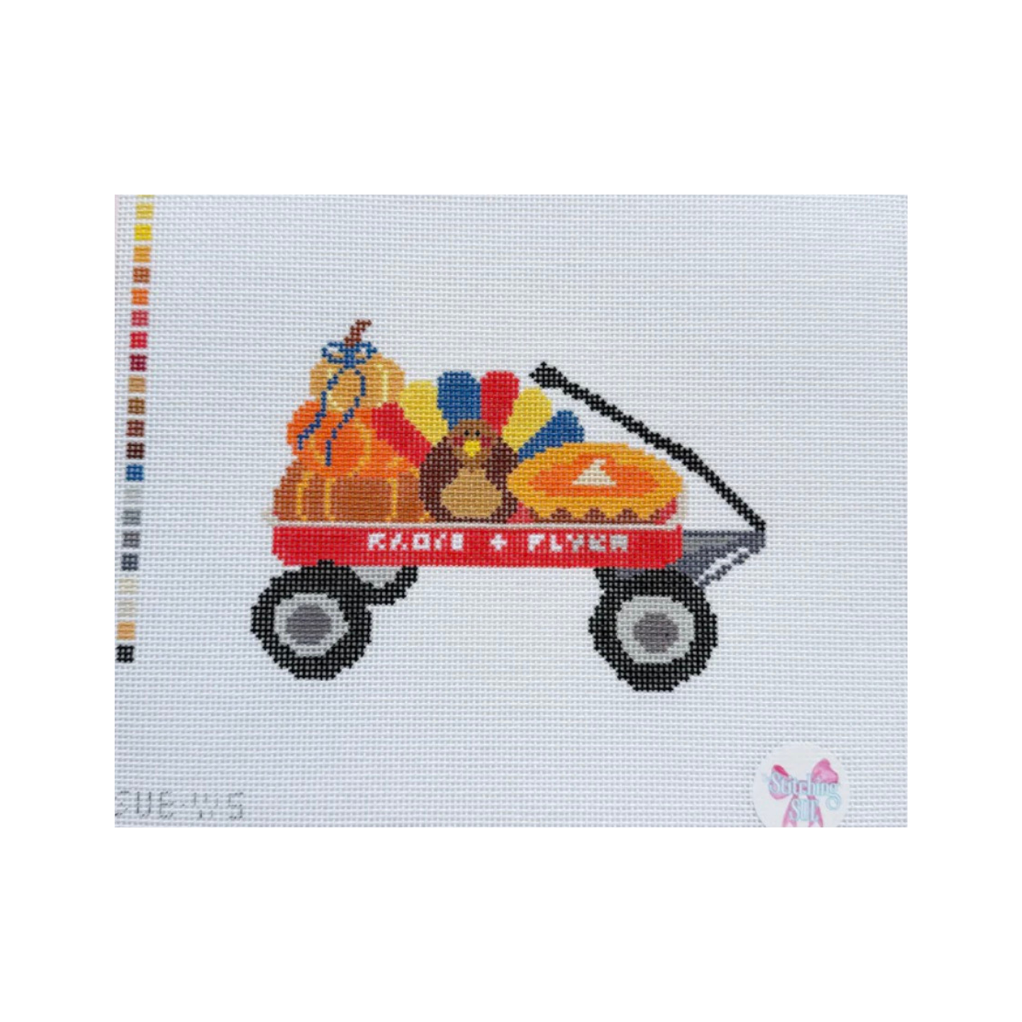 Thanksgiving Wagon - Atlantic Blue Canvas