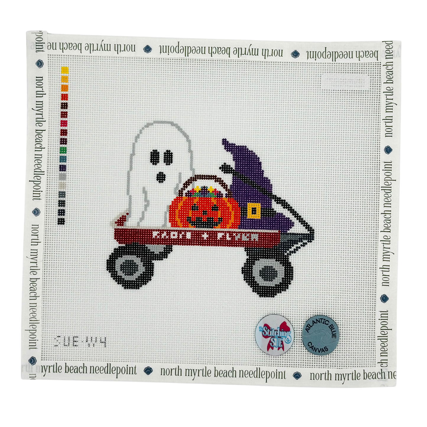 Halloween Wagon - Atlantic Blue Canvas