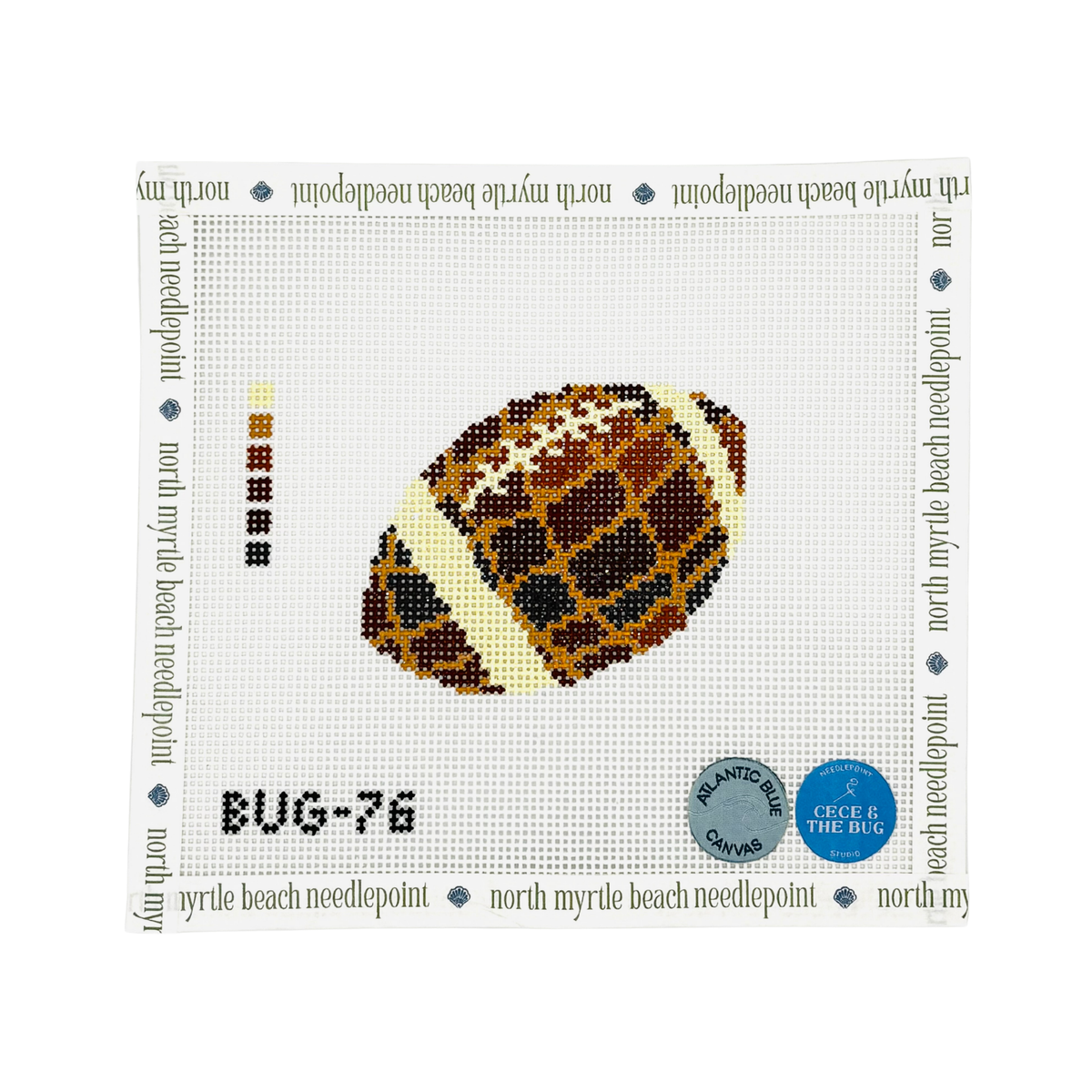 Disco Football - Atlantic Blue Canvas