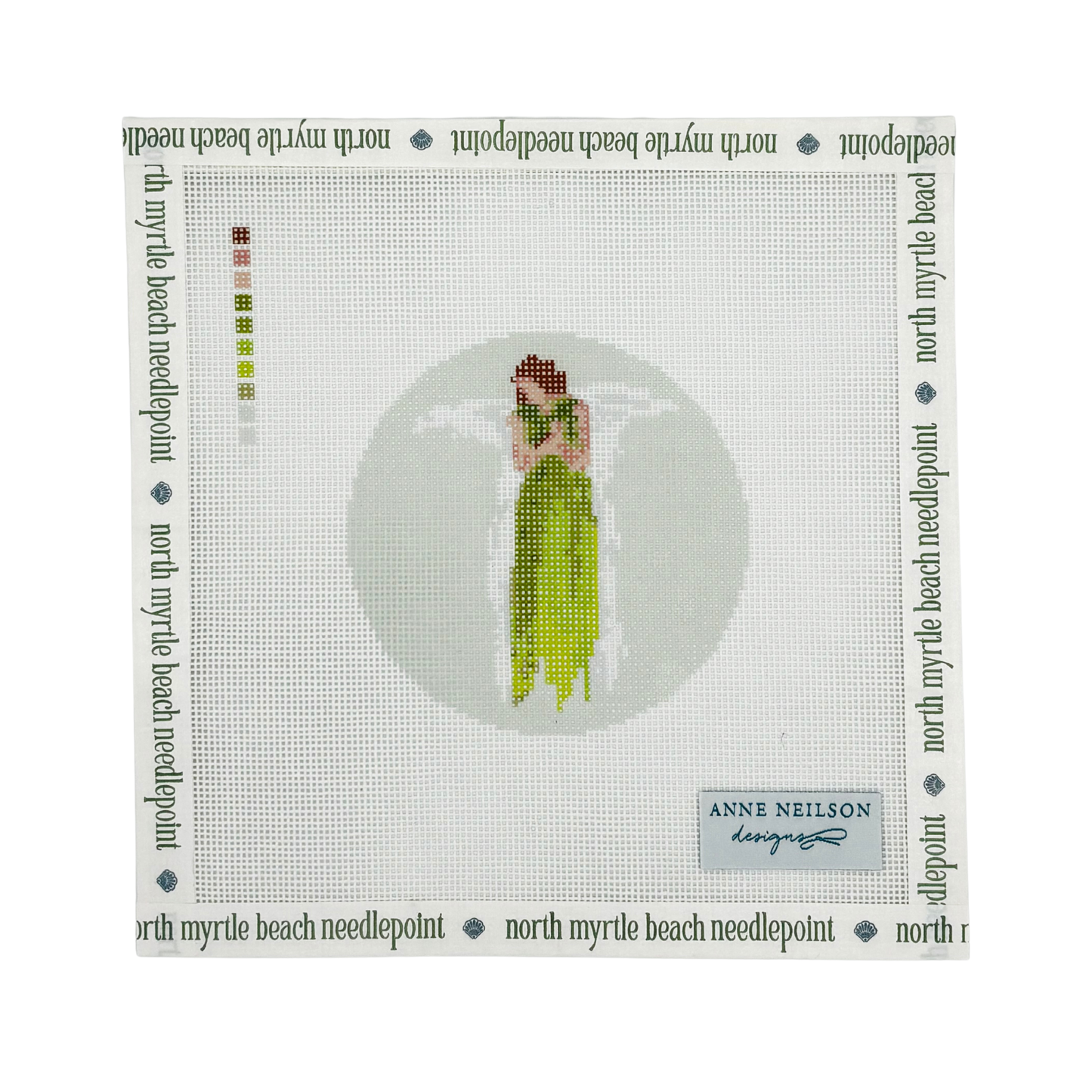 Green Watercolor Angel - Anne Neilson