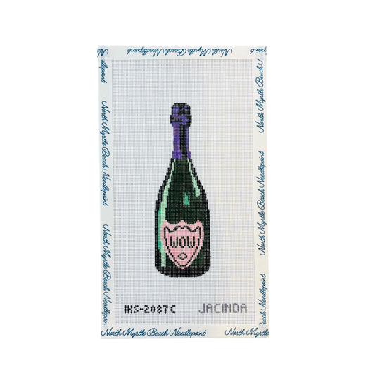 Wow Champagne Ornament - Initial K Studio