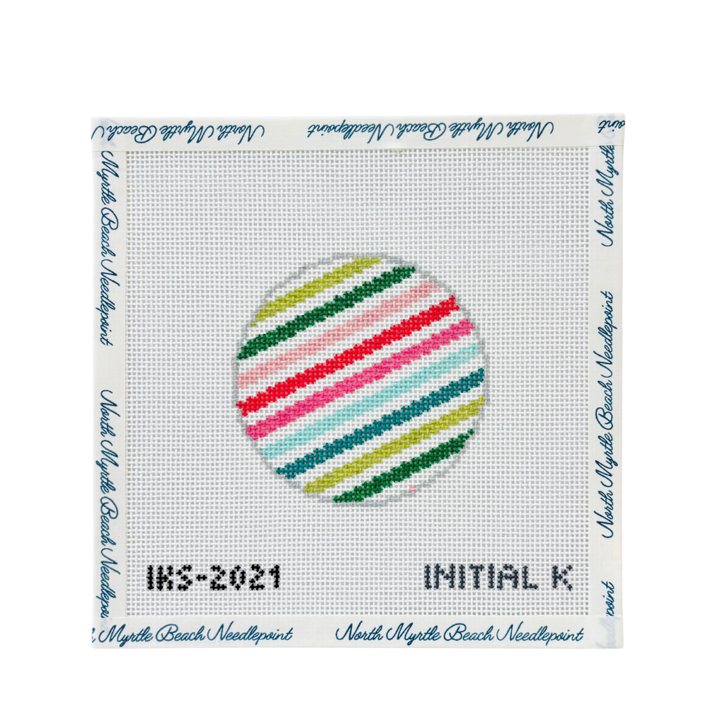 Striped Ornament - Initial K Studio