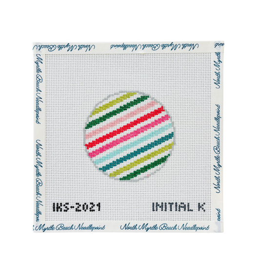 Striped Ornament - Initial K Studio