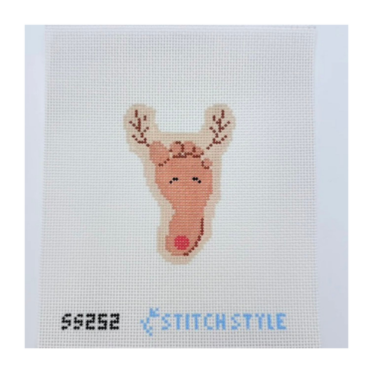 Rudolph Footprint - Stitch Style