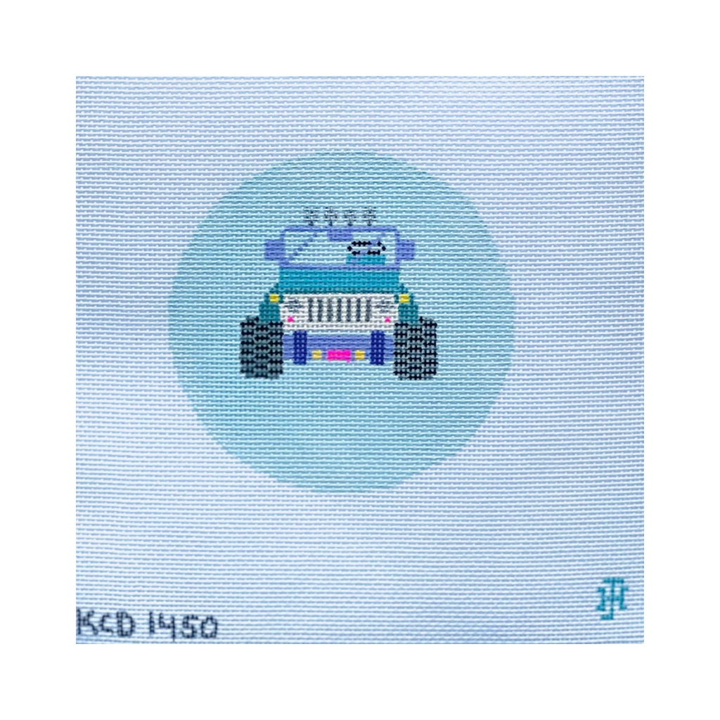 Toy Jeep - Jennifer Hall Needlepoint
