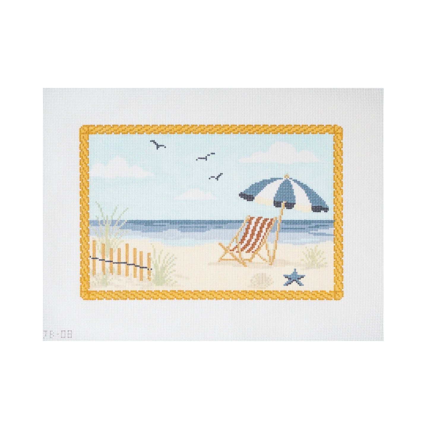 Beach Chair and Umbrella - Jodi B Creations