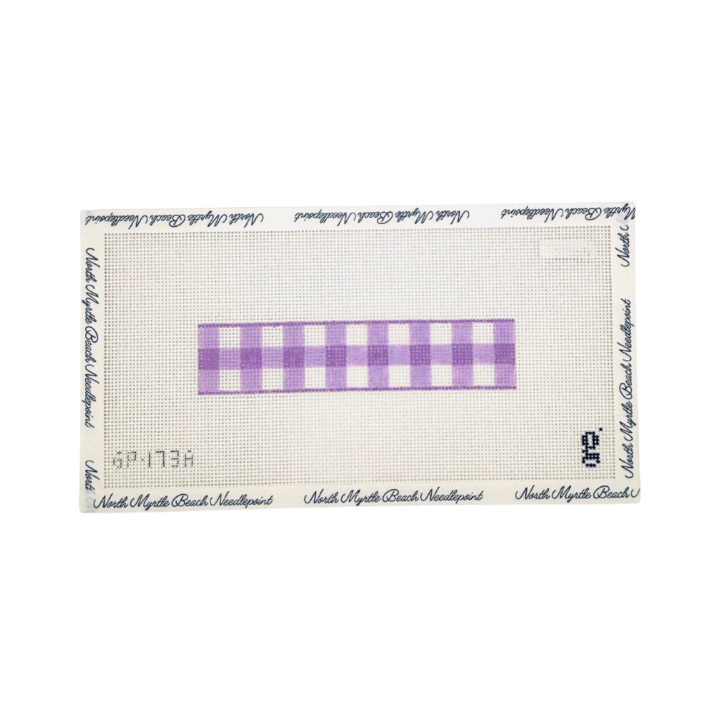 Purple Gingham Key Fob - Goodpoint