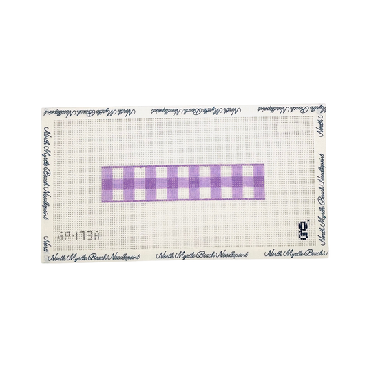 Purple Gingham Key Fob - Goodpoint