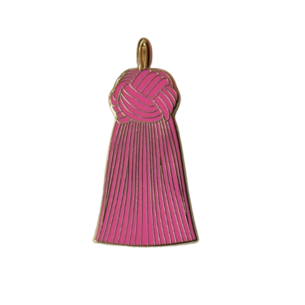 Go Stitch Needle Minder Pink French Knot Tassel
