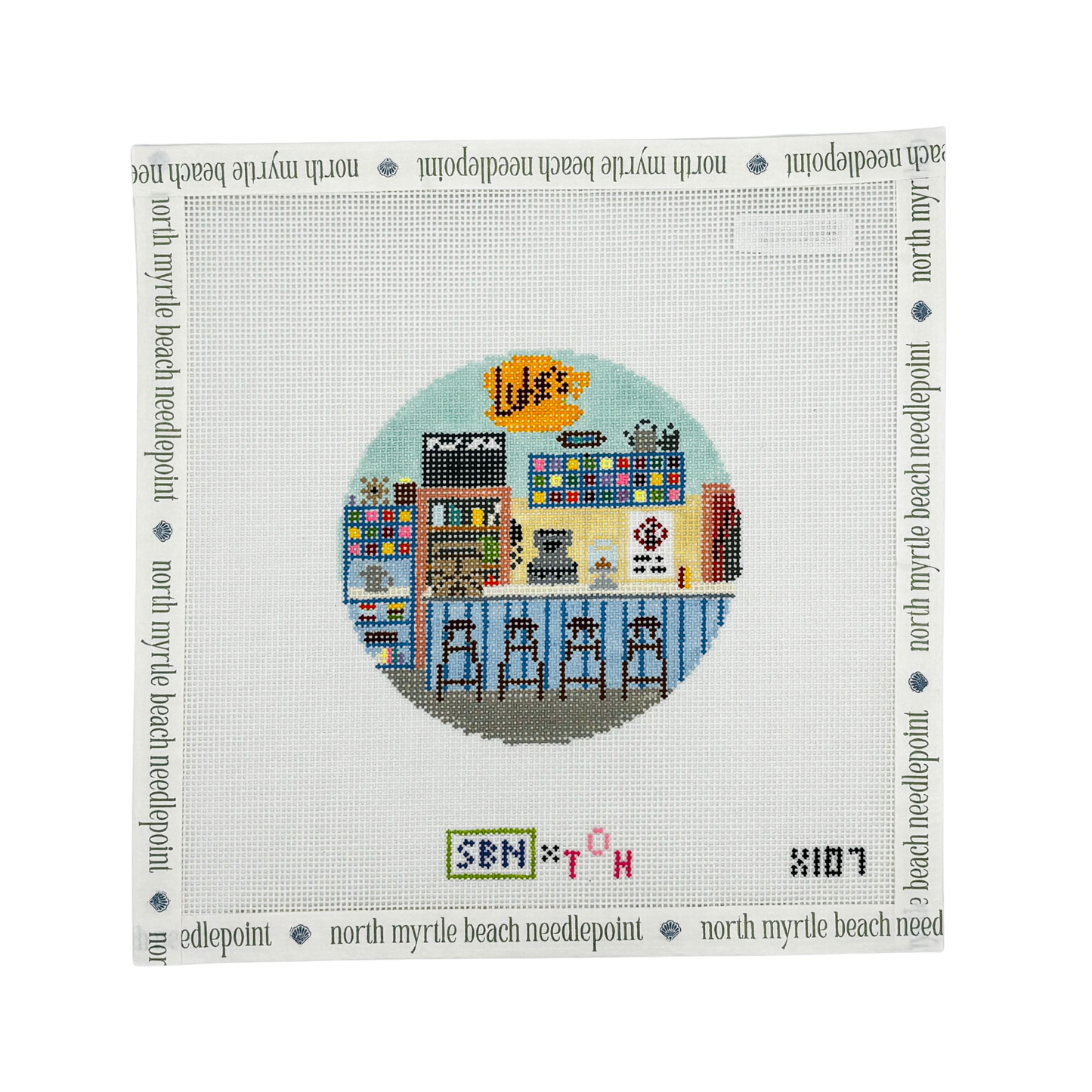 Luke's Diner Vignette - Susan Battle Needlepoint