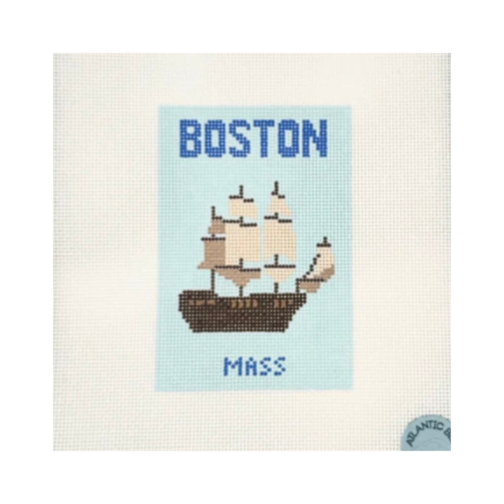 Newport Rhode Island Travel Book - Atlantic Blue Canvas