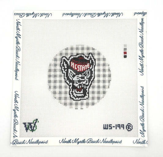 NC State Round - Wipstitch