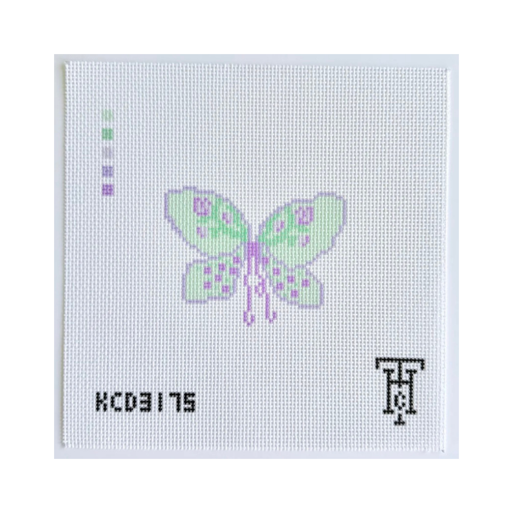 Purple Butterfly Canvas - Heirloom Textile Co