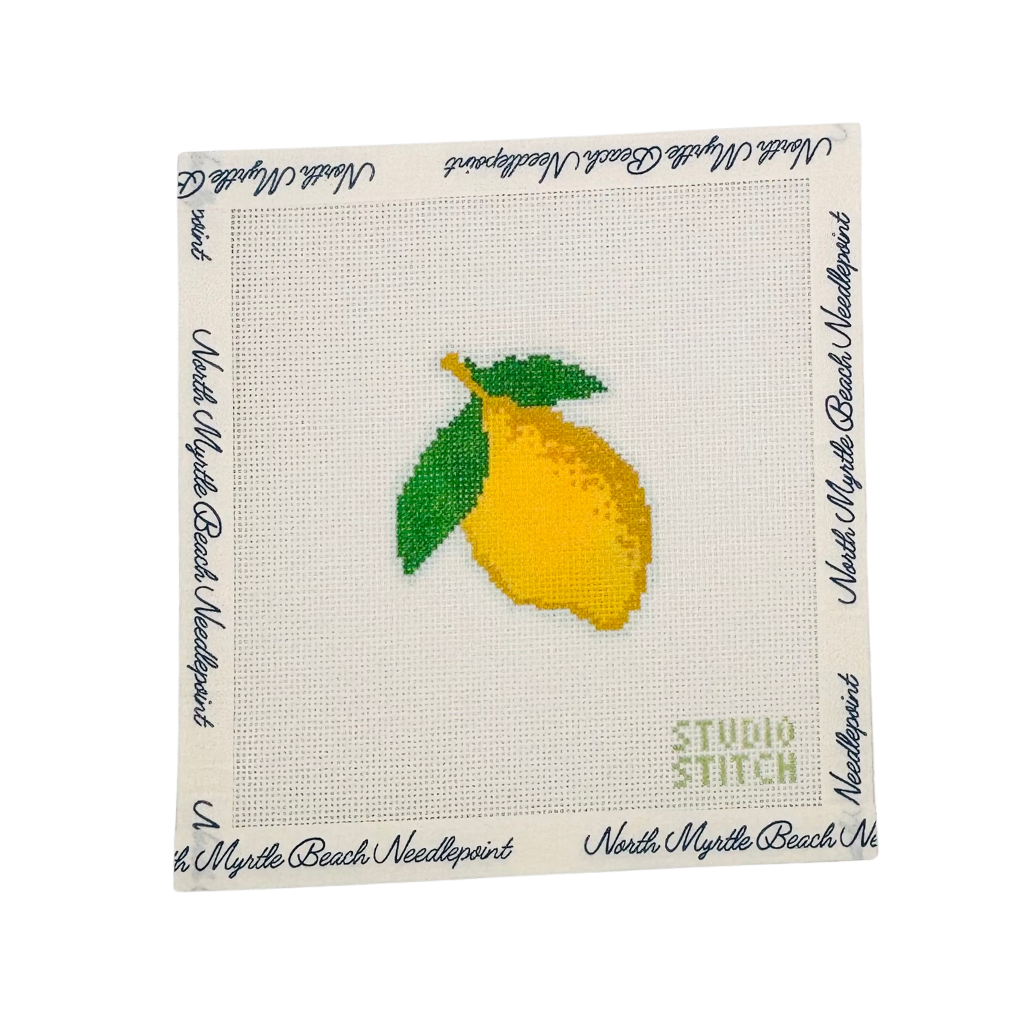Lemon Bag Charm - The Studio Stitch