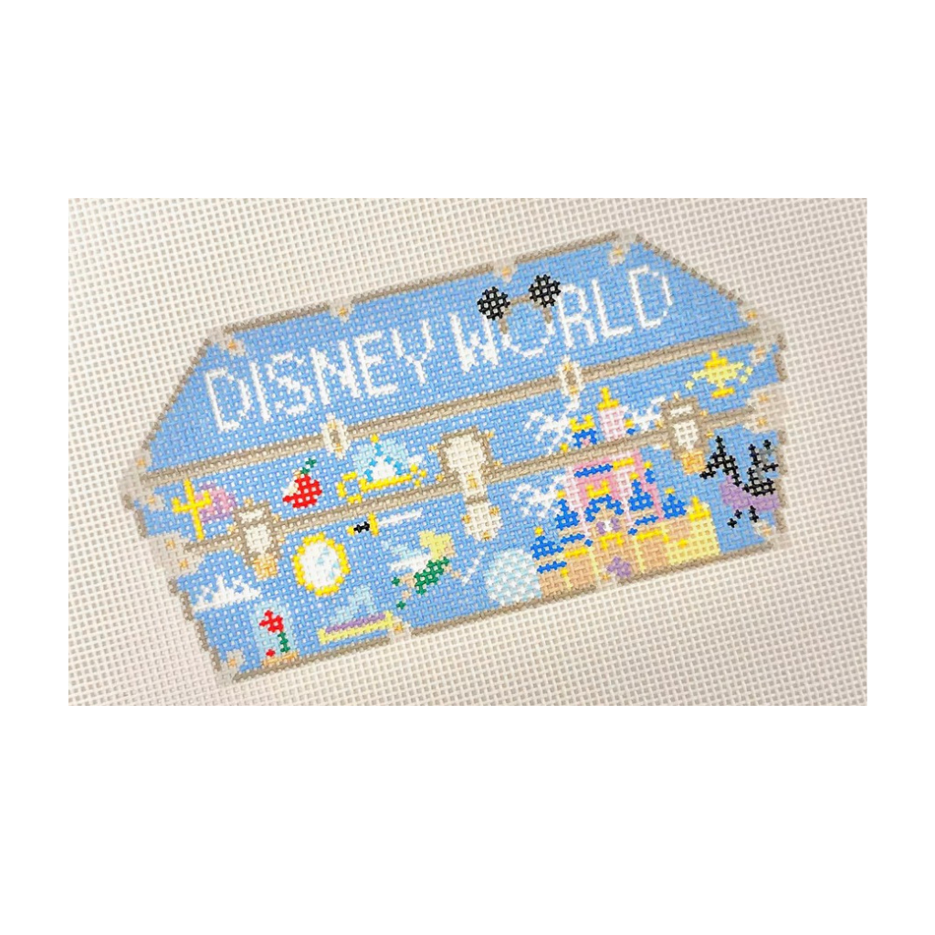Trunk Series (Disney World) - Jennifer Hall Needlepoint