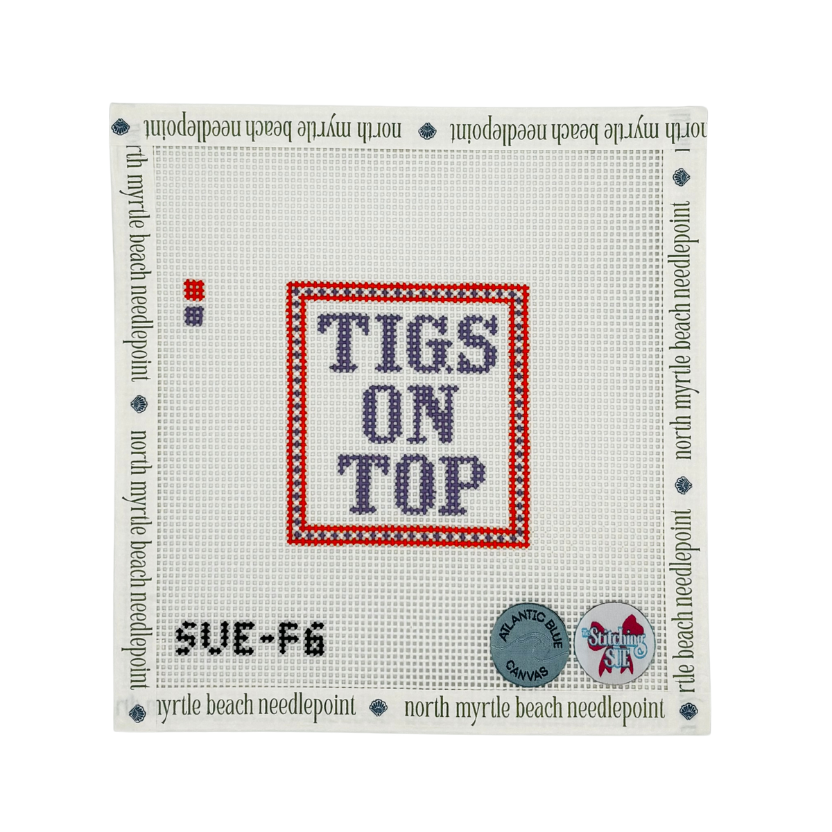 Tigs on Top - Atlantic Blue Canvas
