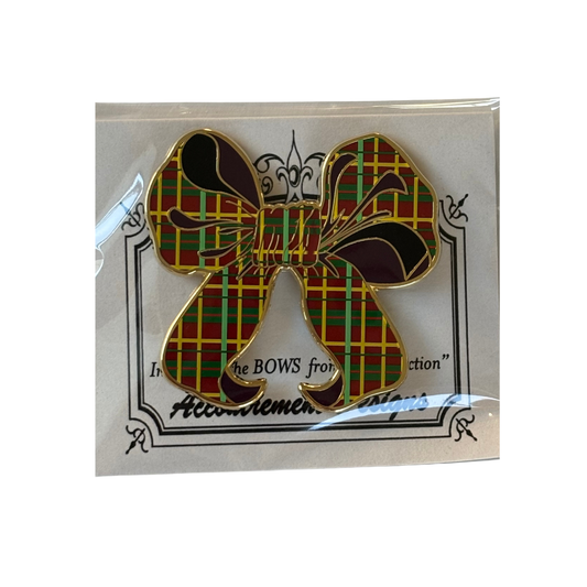 Plaid Bow Needle Minder