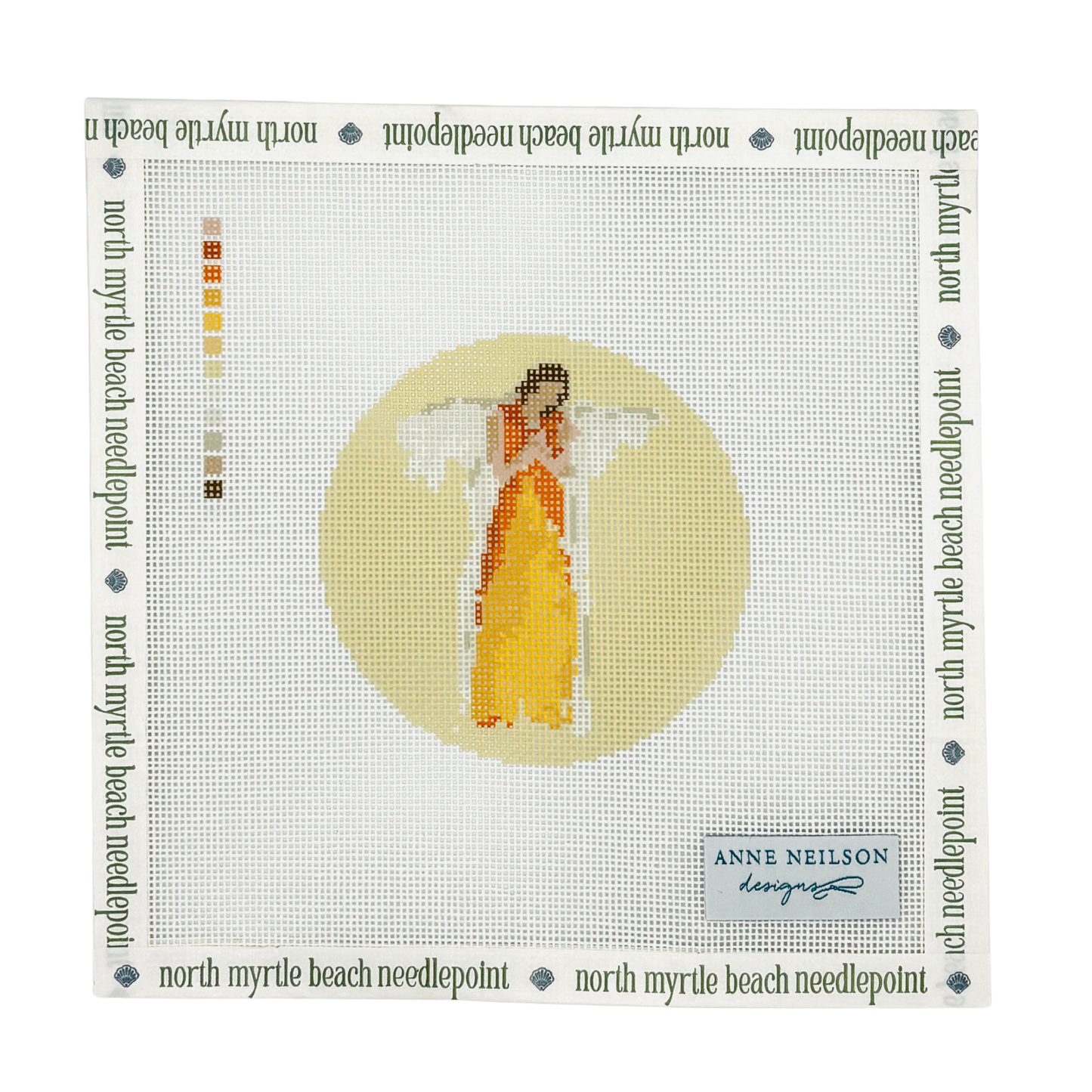 Orange Watercolor Angel - Anne Neilson