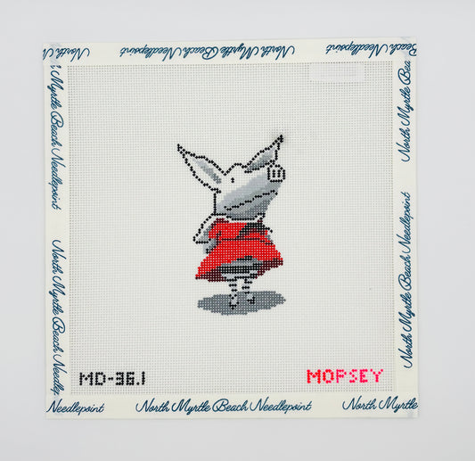 Pig Ready for the Red Carpet - Mopsey