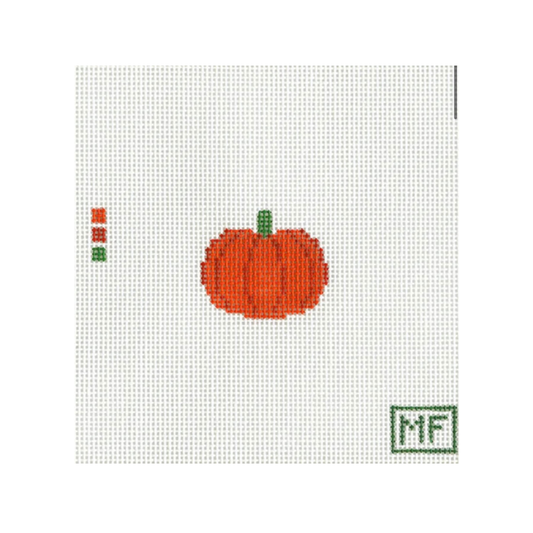 Pumpkin Mini - Meg Francez Needlepoint