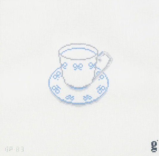 Blue Bow Teacup - Goodpoint