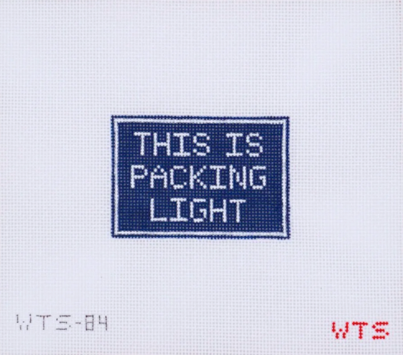 This Is Packing Light Luggage Tag