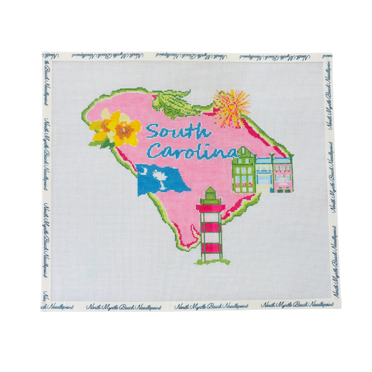 State of South Carolina - Bluewaters Needlepoint