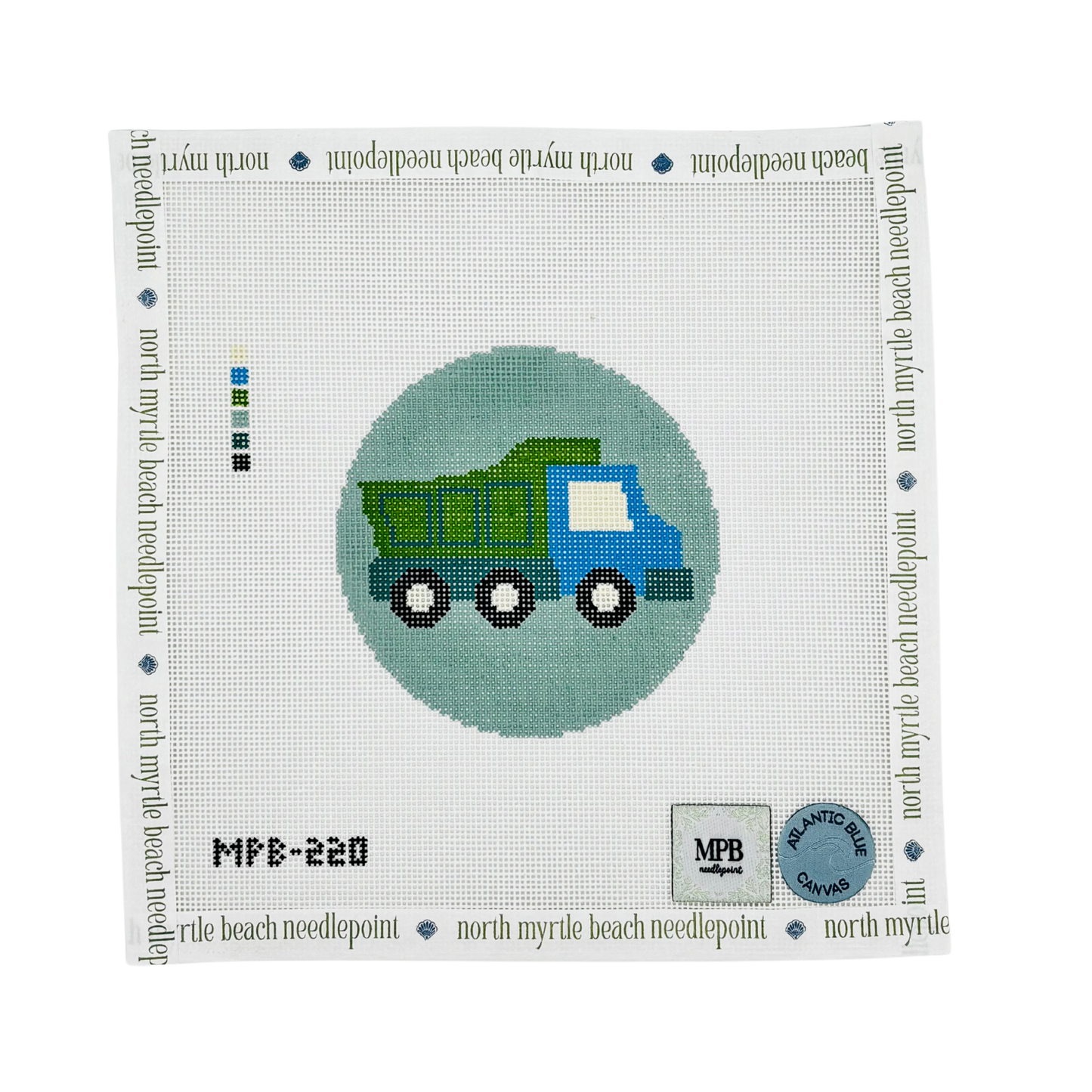 Dump Truck - Atlantic Blue Canvas